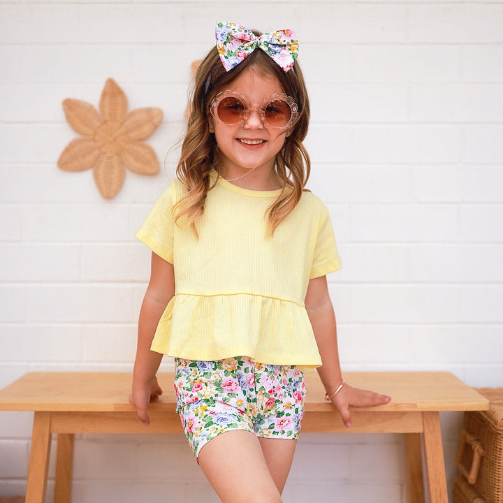 Floral Bike Shorts - Kenzie