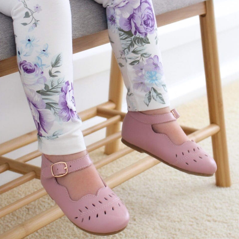 Bloom Mary Jane Shoes - Lavender Rose