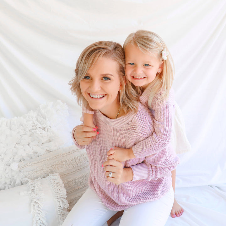 Mummy Chunky Knit - Lilac Mist