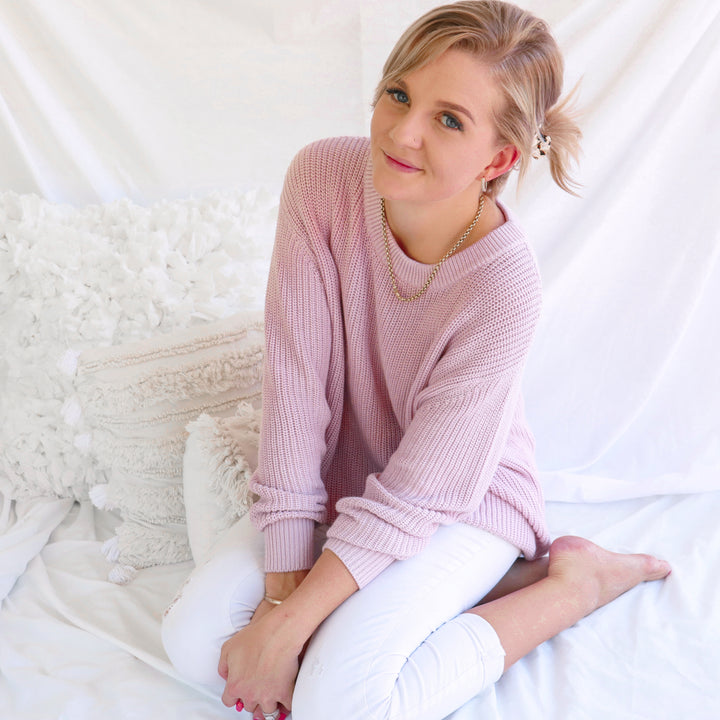 Mummy Chunky Knit - Lilac Mist