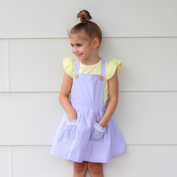 Short Sleeve Flutter - Lemon