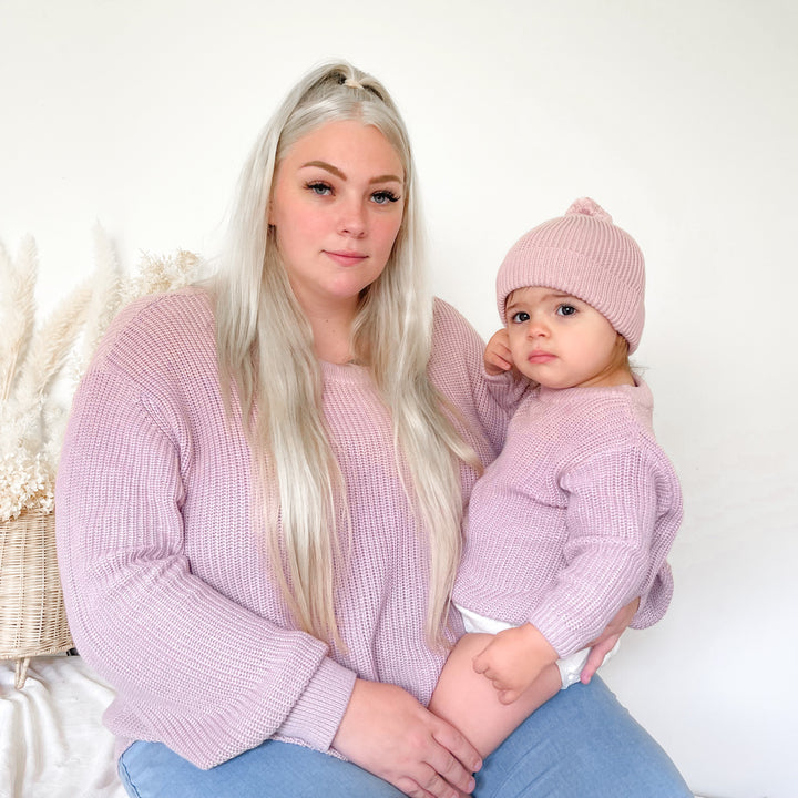 Mummy Chunky Knit - Lilac Mist
