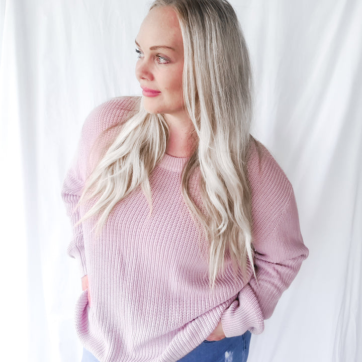 Mummy Chunky Knit - Lilac Mist