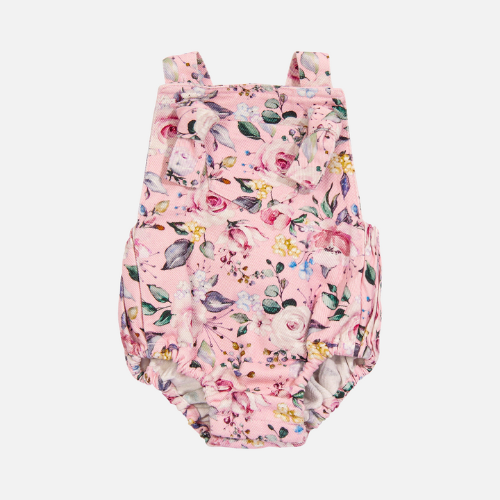 Floral Overall Romper - Lonnie