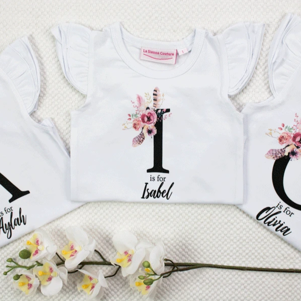 Floral Monogram - Custom