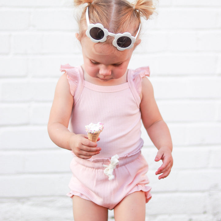 Cozy Singlet & Shorties Set - Peachy