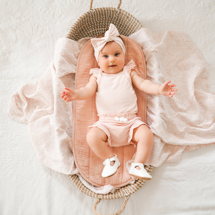 Cozy Singlet & Shorties Set - Peachy