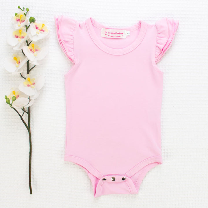 Short Sleeve Flutter - Pink