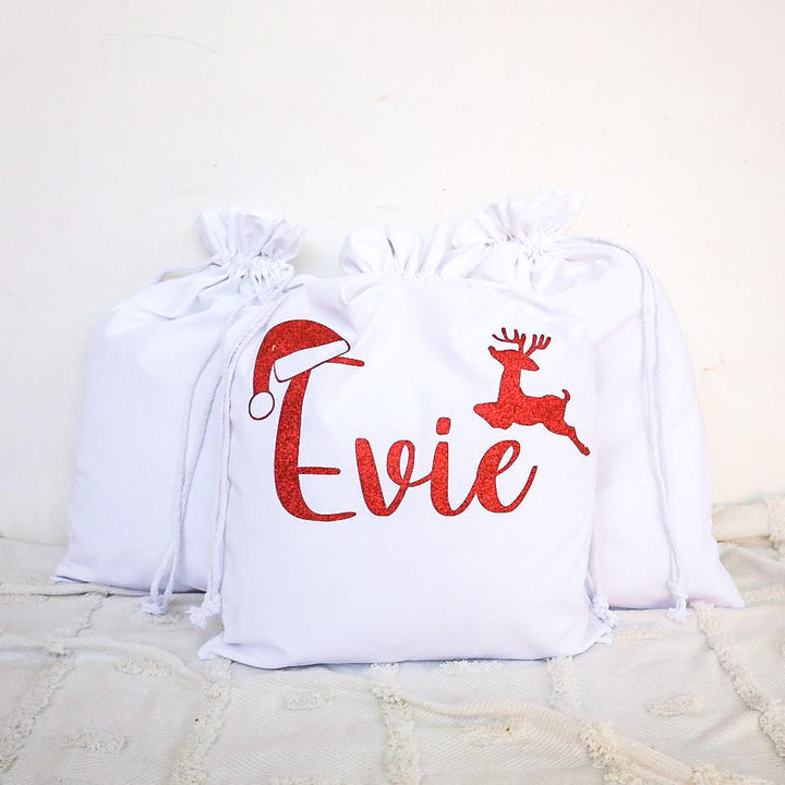 Santa Sack - Santa Hat Name - Vinyl