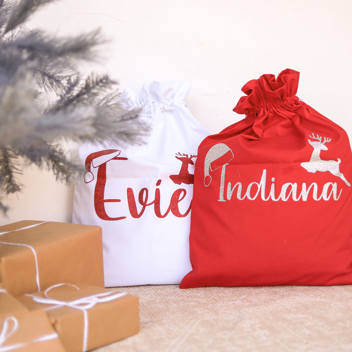 Santa Sack - Santa Hat Name - Vinyl