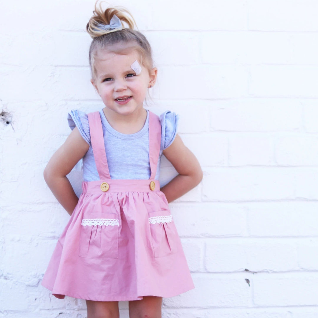 Short Sleeve Flutter - Grey