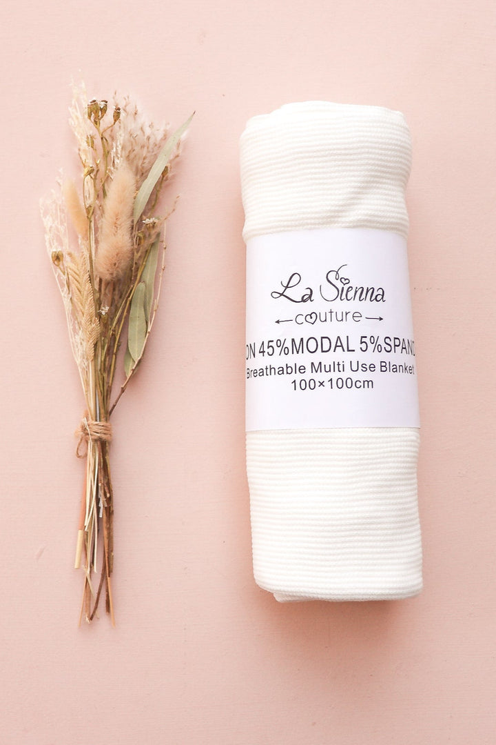 Waffle Baby Wrap - Coconut