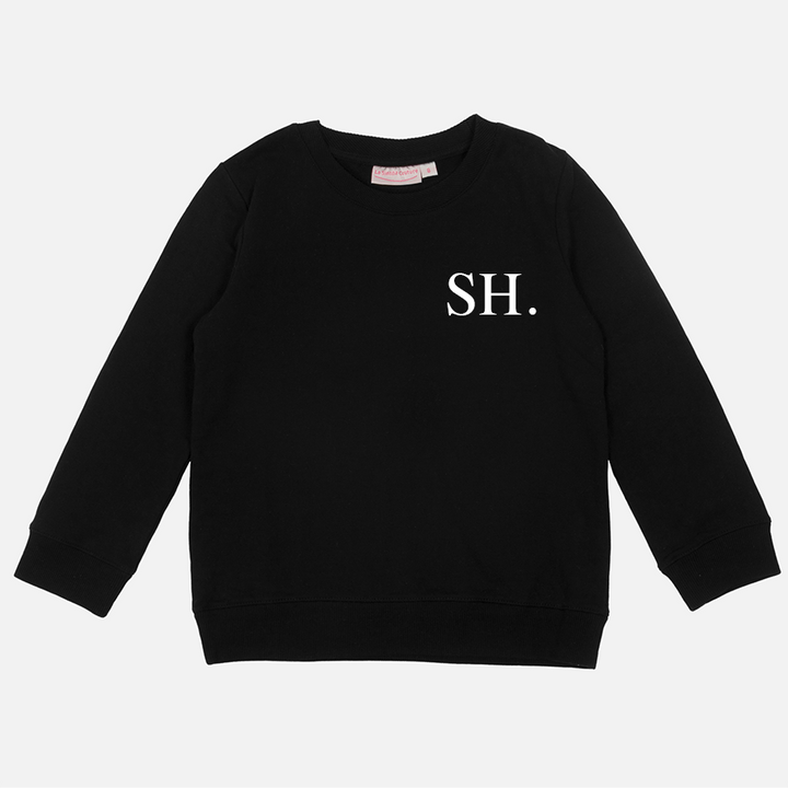 Personalised Mummy Crew Neck - Black