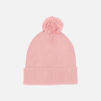 Knitted Beanie - Rosewood