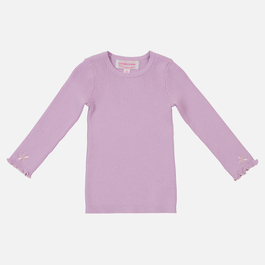 Knitted Bodysuit/Top - Orchid