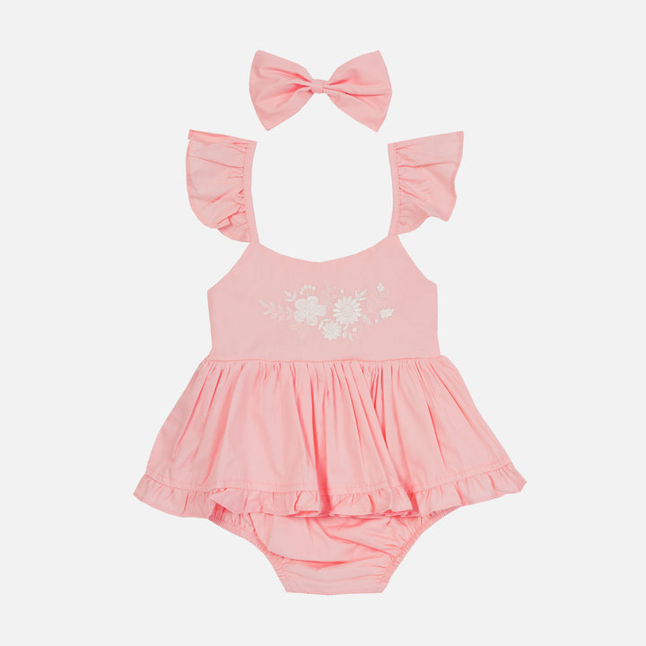 Pixie Romper - Peach
