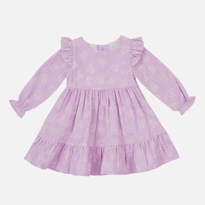 Muslin Ruffle Dress - Lumi