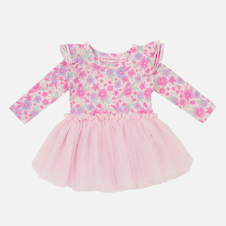 Long Sleeve Tutu Dress - Tiana