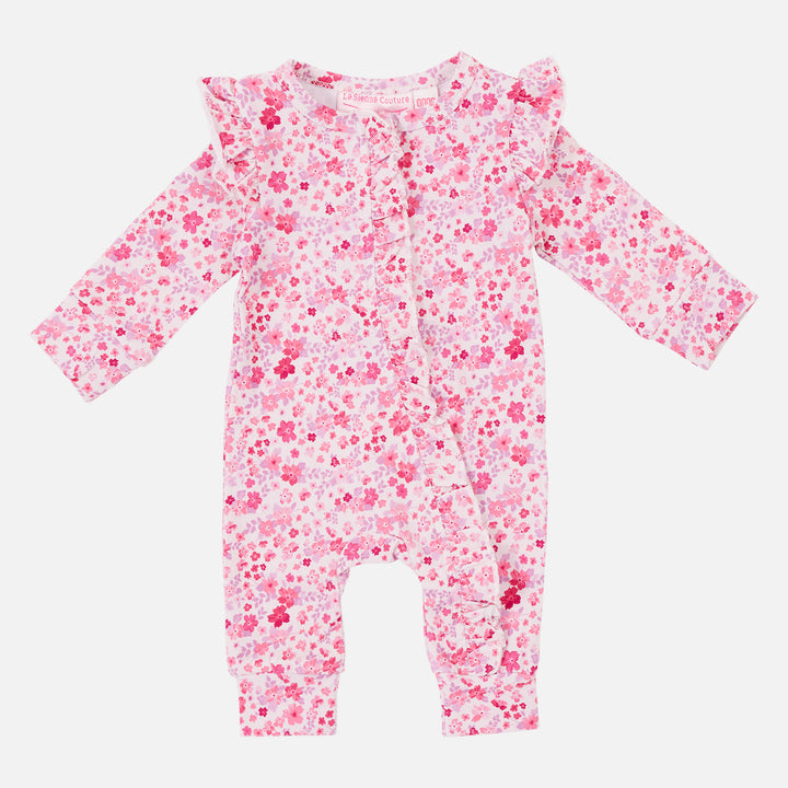 Floral Frill Zip Romper - Maddison