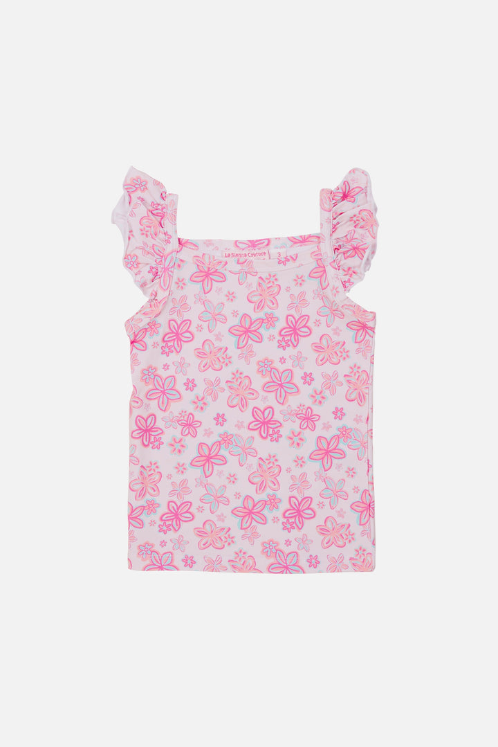 Floral Flutter Singlet - Luella