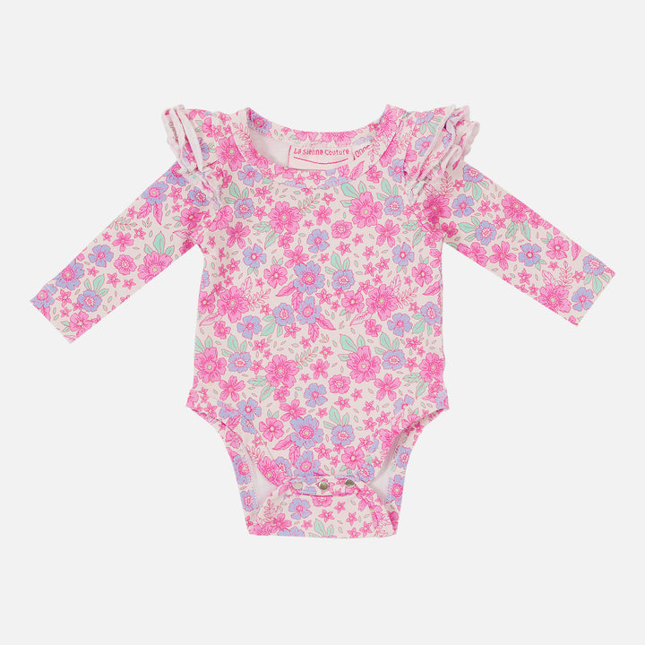 Floral Long Sleeve Flutter - Tiana