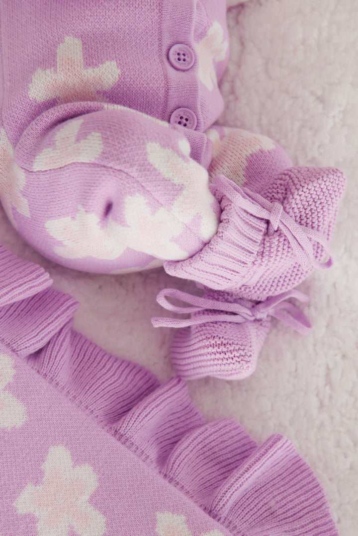 Knitted Louie Romper - Lumi