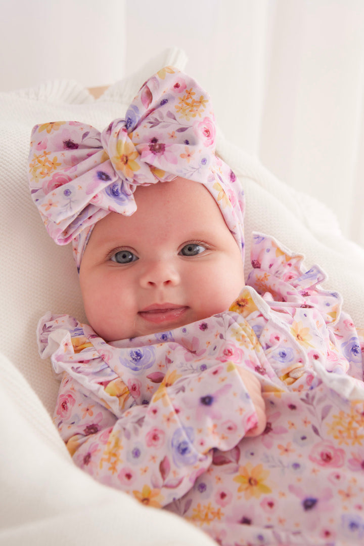 Floral Frill Zip Romper - Nikki