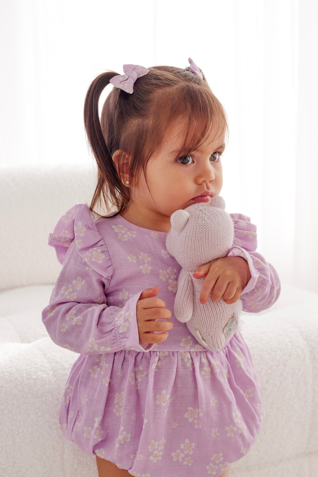Muslin Frill Romper - Lumi