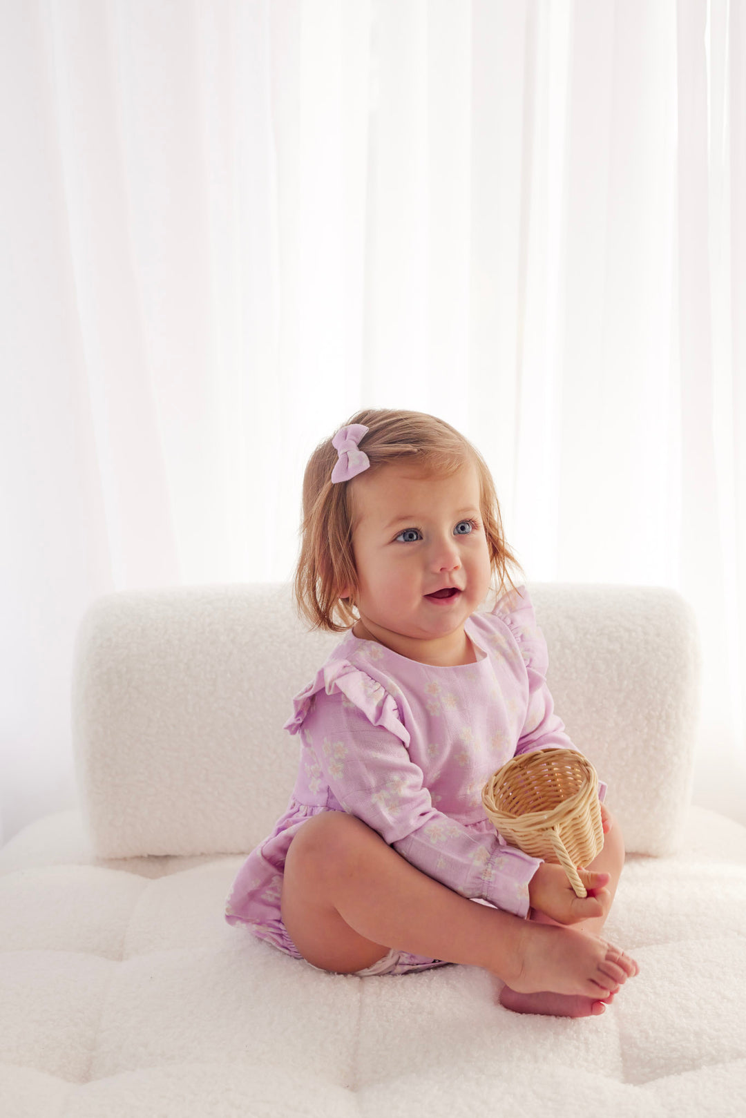 Muslin Frill Romper - Lumi