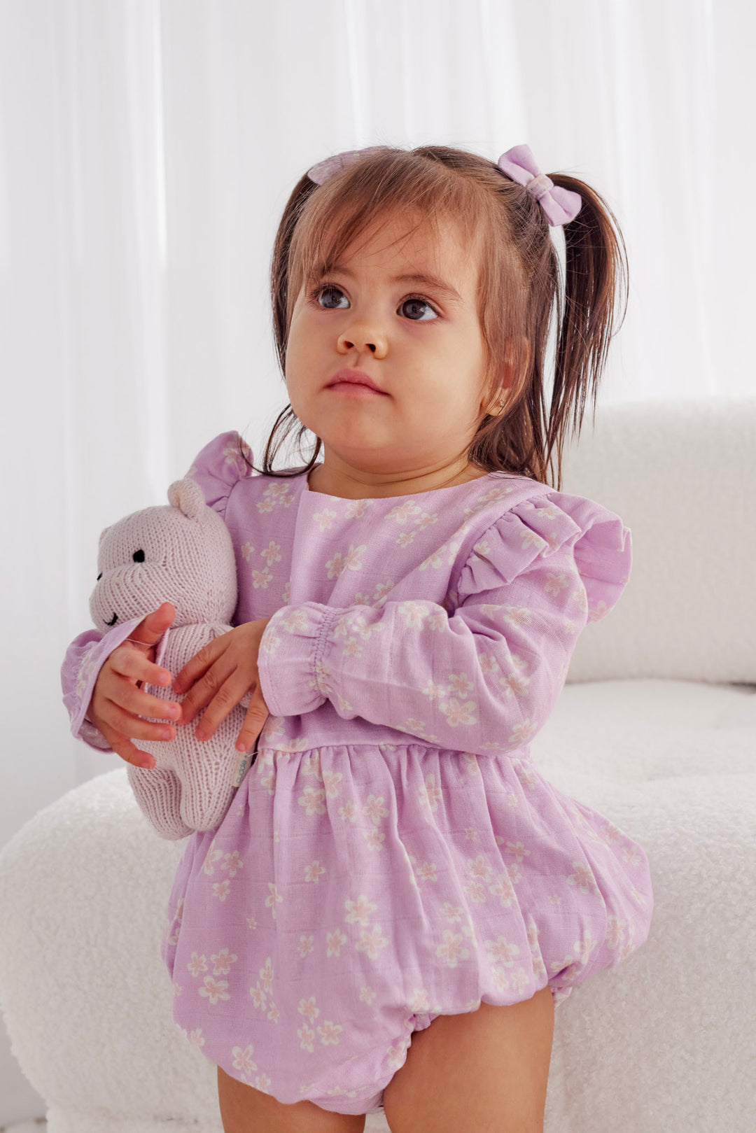 Muslin Frill Romper - Lumi