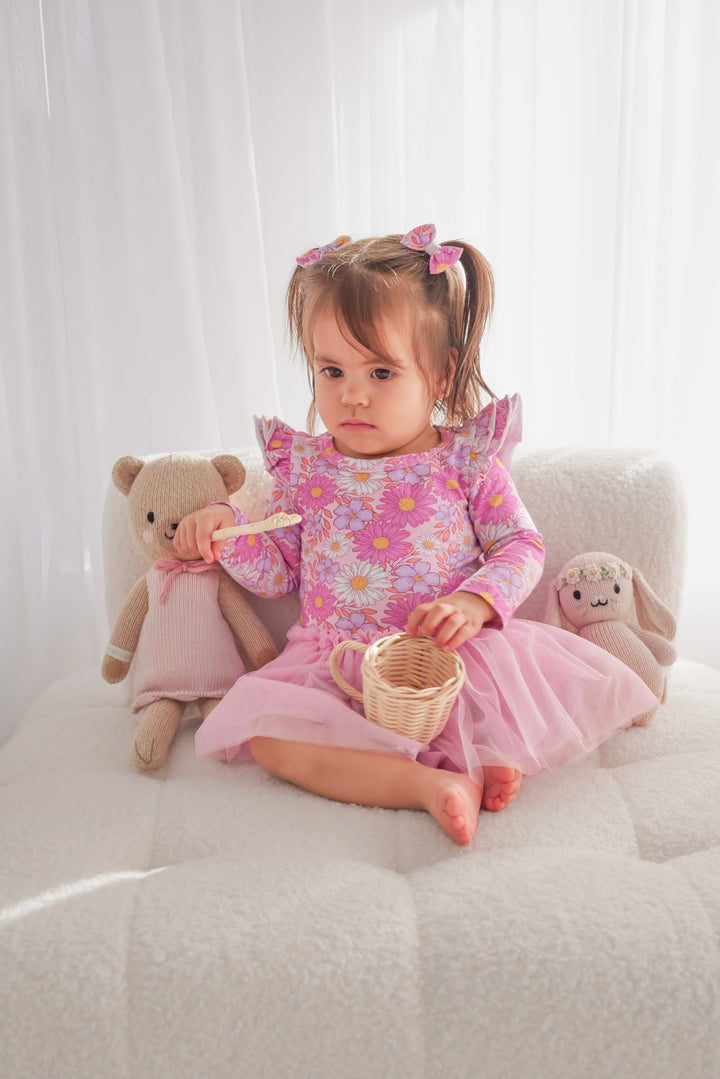 Long Sleeve Tutu Dress - Leilani