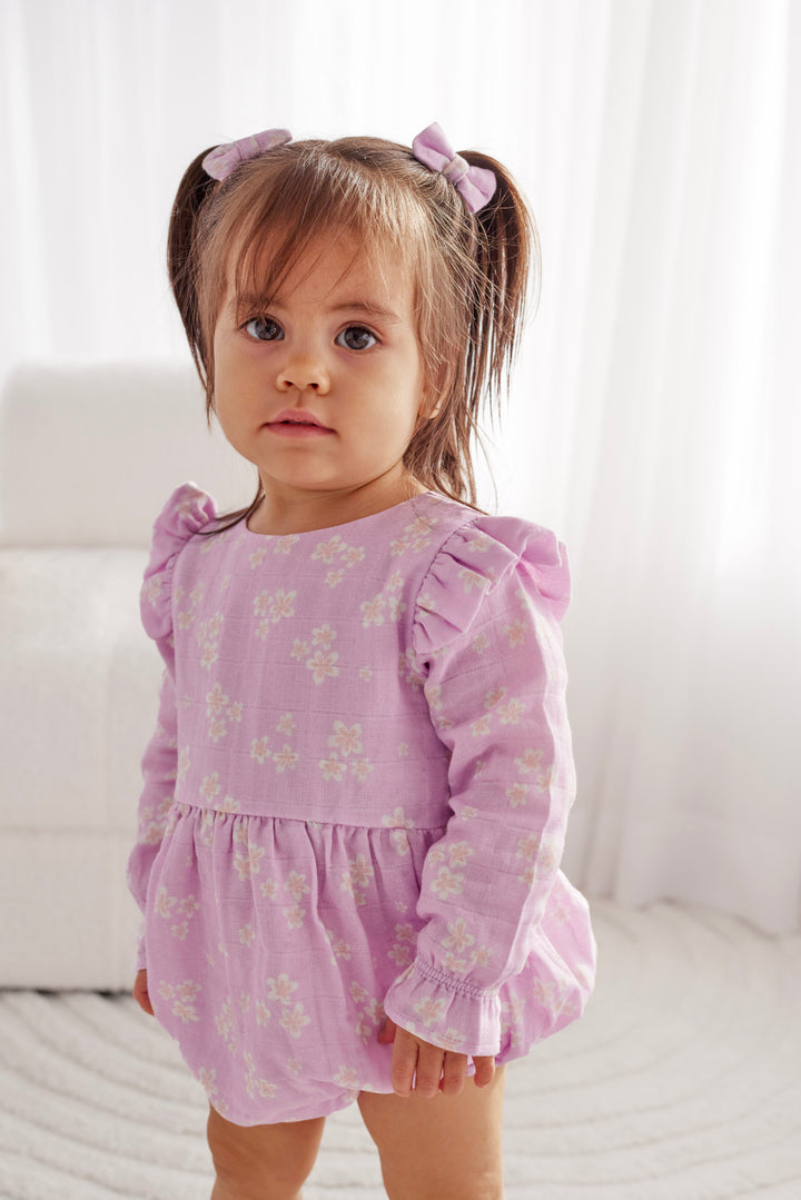 Muslin Frill Romper - Lumi