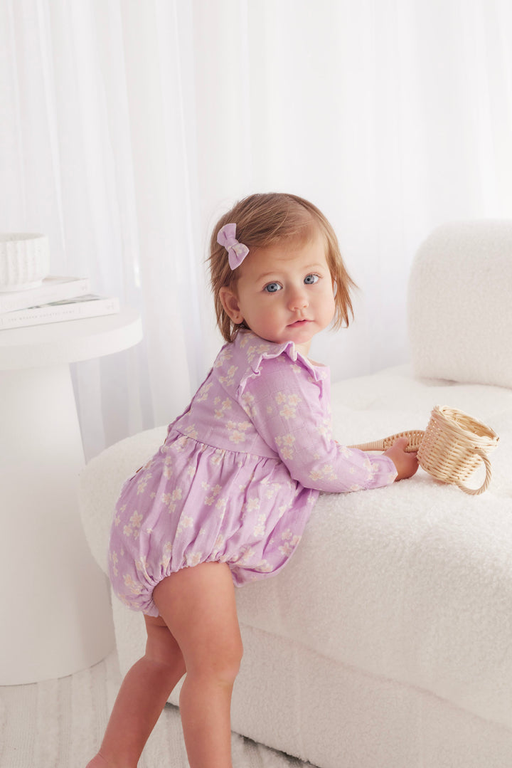Muslin Frill Romper - Lumi