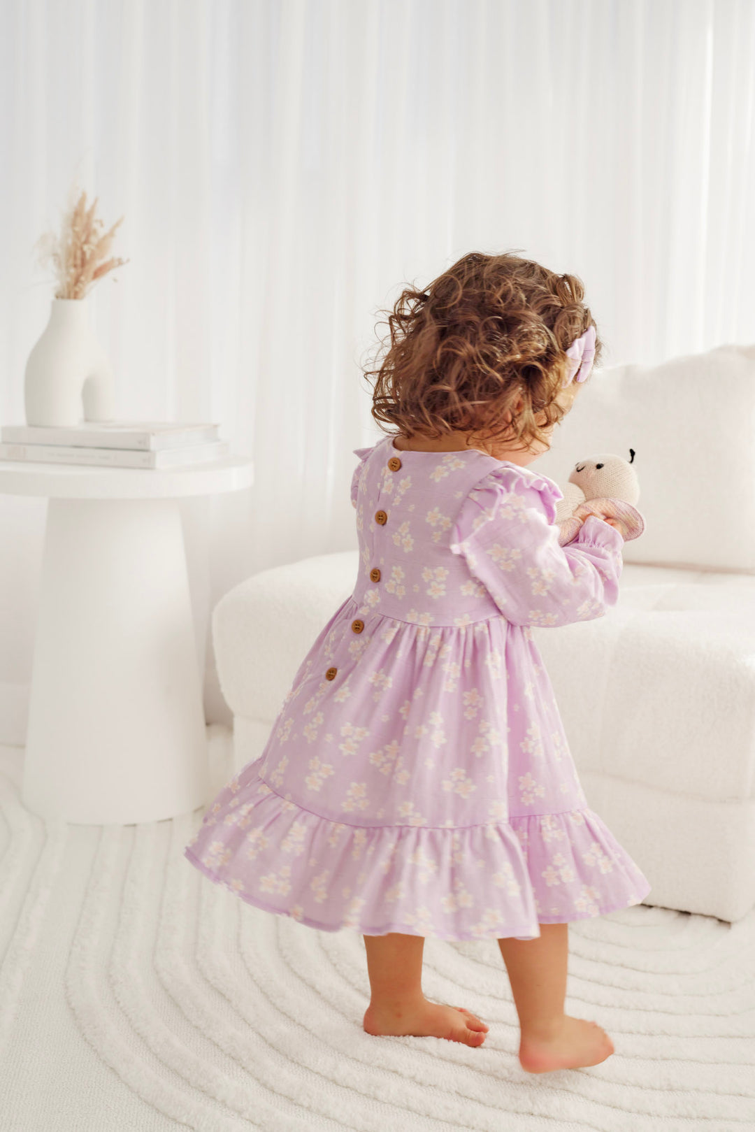Muslin Ruffle Dress - Lumi