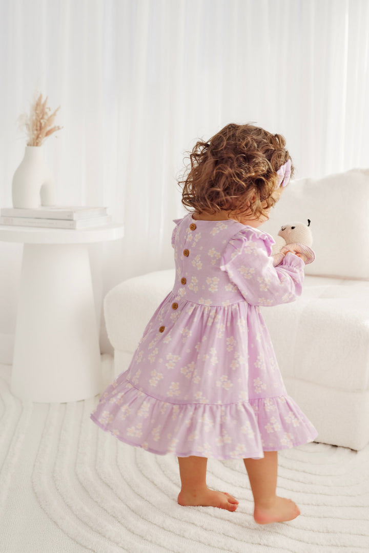Muslin Ruffle Dress - Lumi
