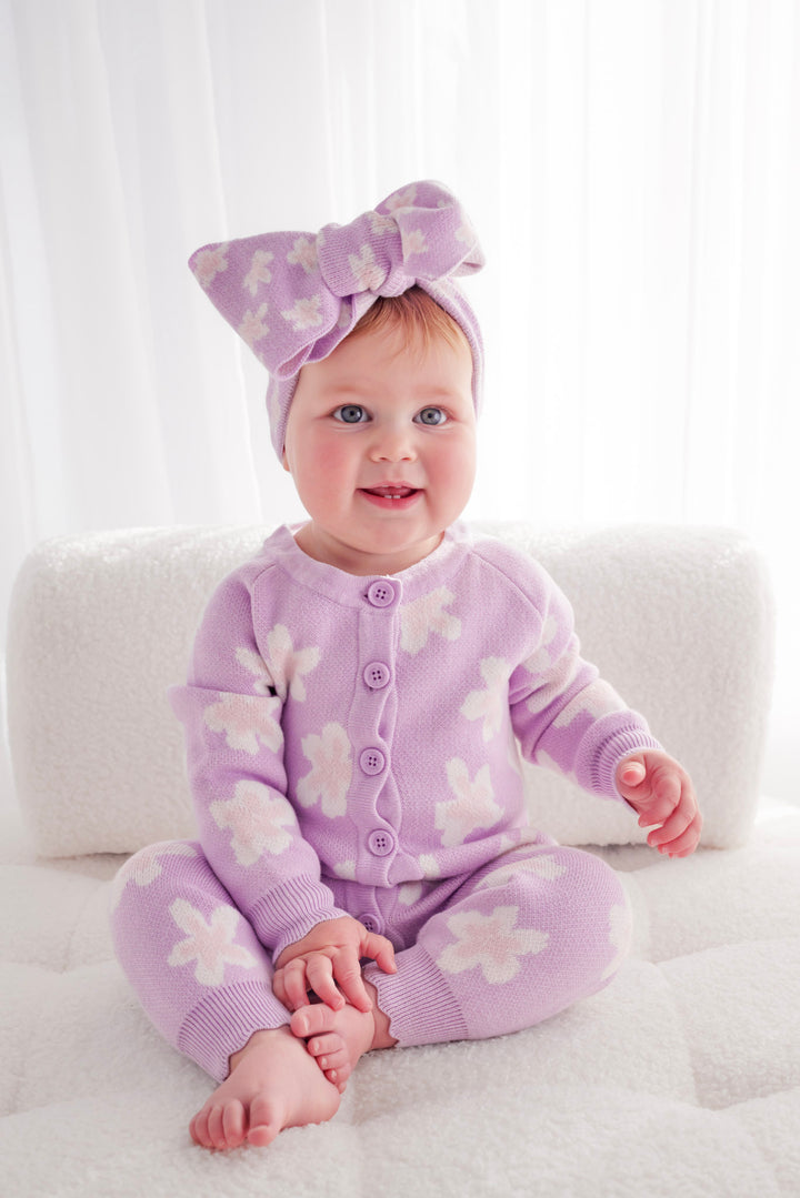 Knitted Louie Romper - Lumi