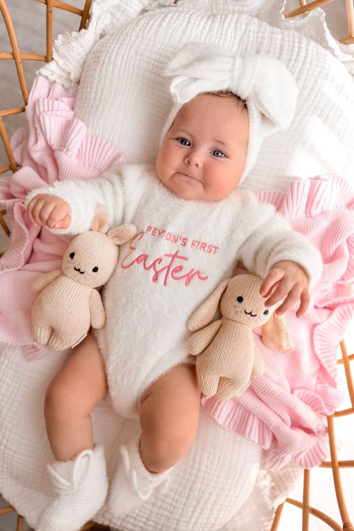 Fluffy Knitted Headwrap - Marshmallow