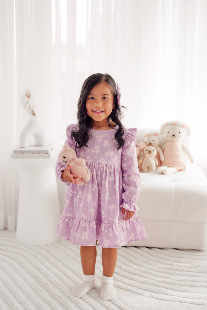 Muslin Ruffle Dress - Lumi