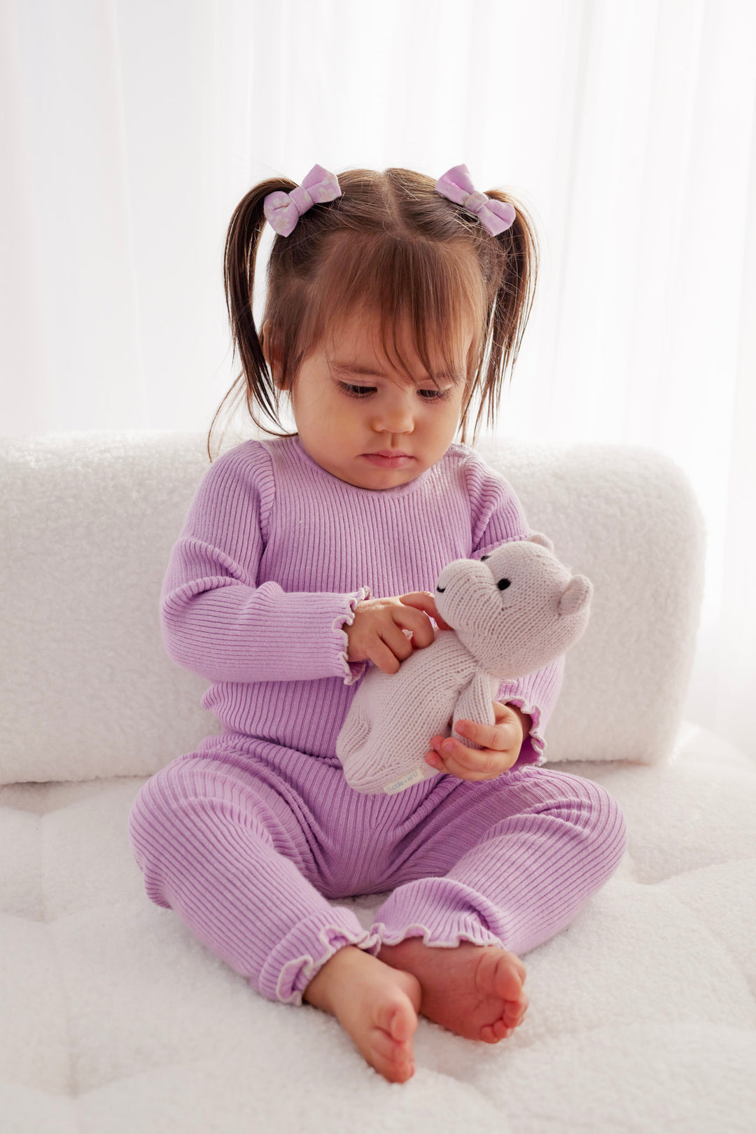 Knitted Bodysuit/Top - Orchid