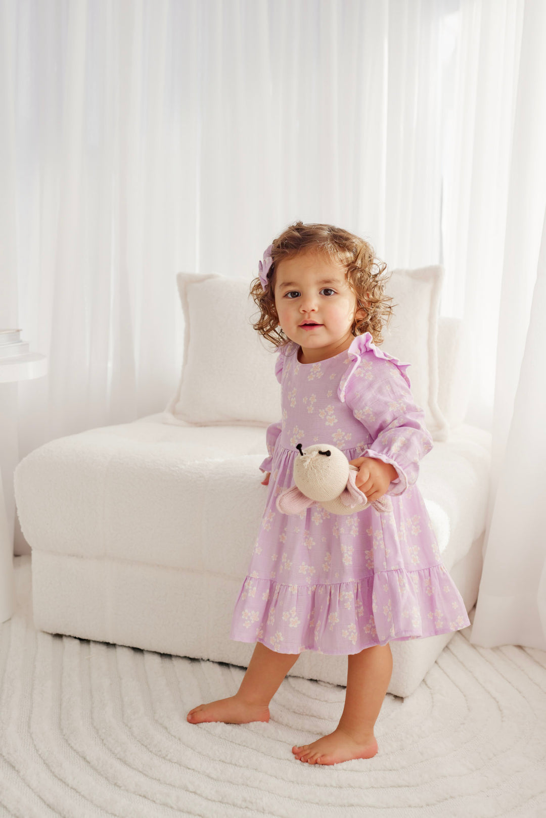 Muslin Ruffle Dress - Lumi