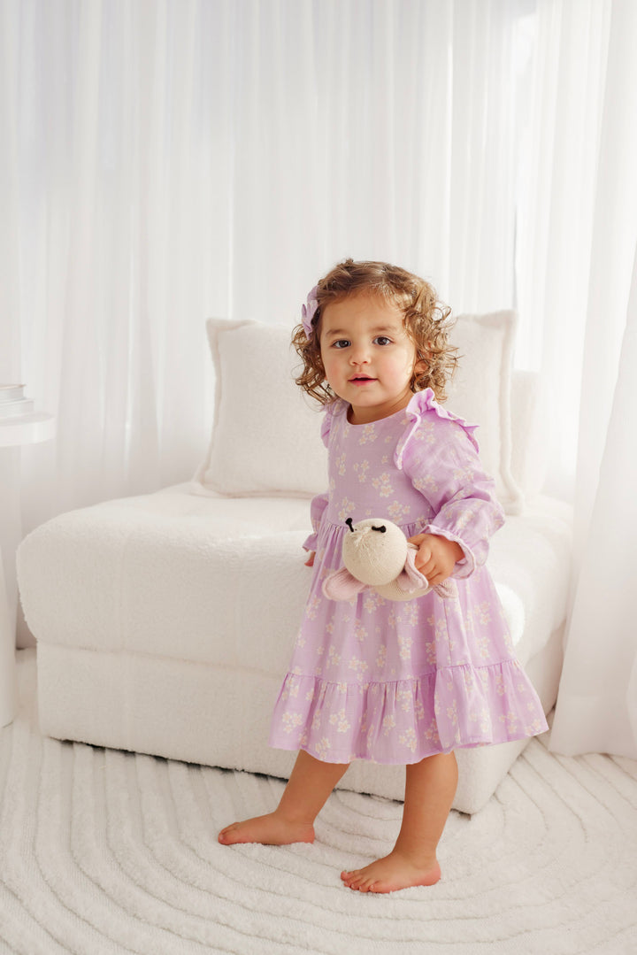 Muslin Ruffle Dress - Lumi