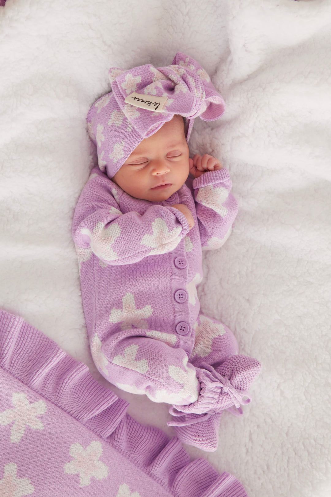 Knitted Louie Romper - Lumi