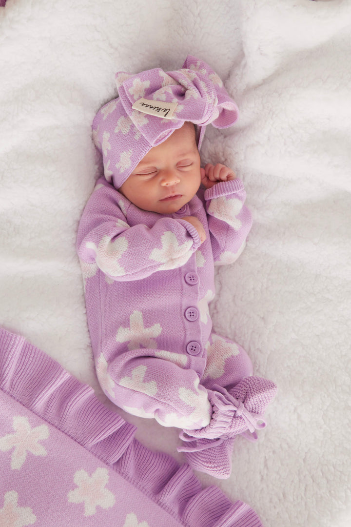 Knitted Louie Romper - Lumi