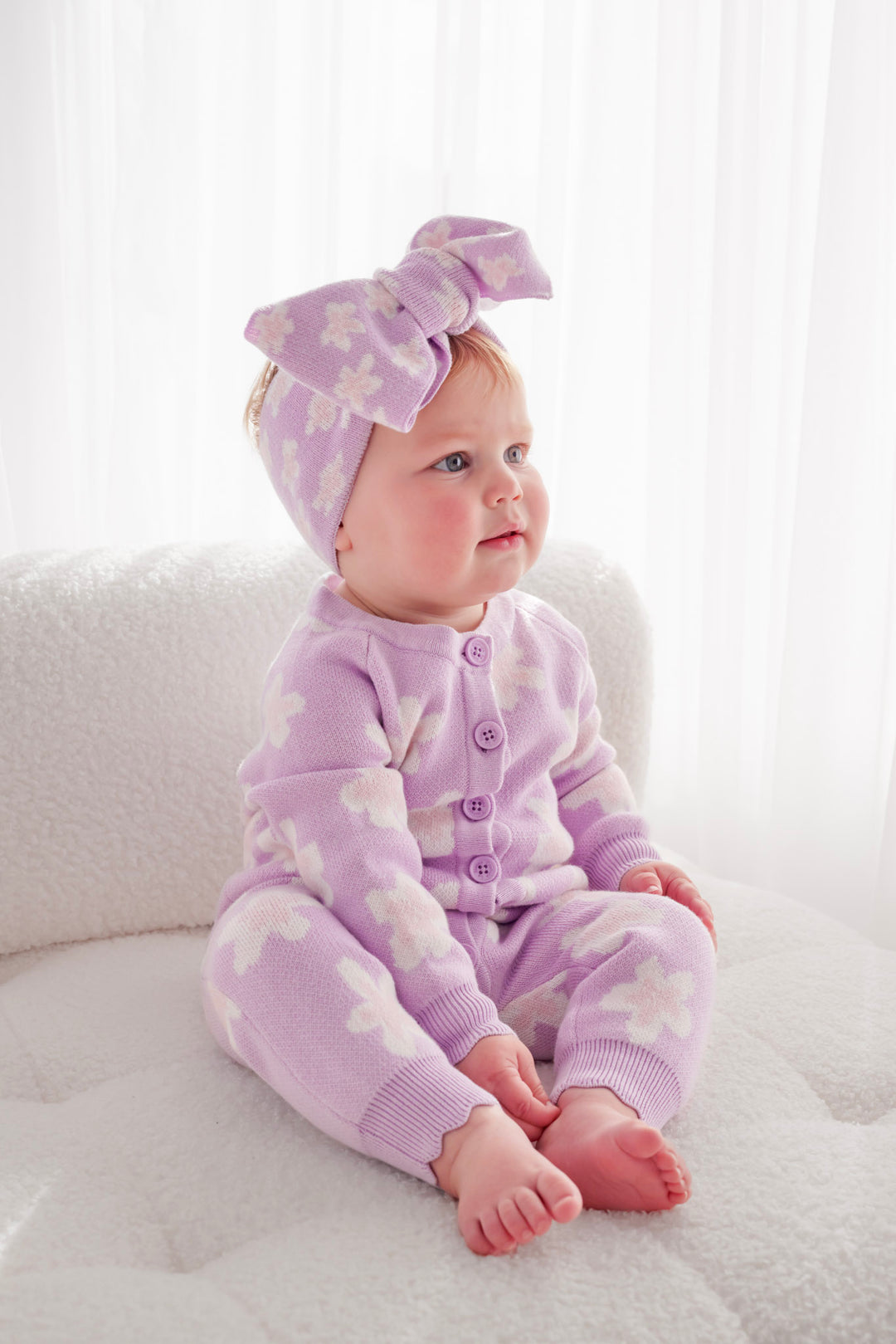 Knitted Louie Romper - Lumi
