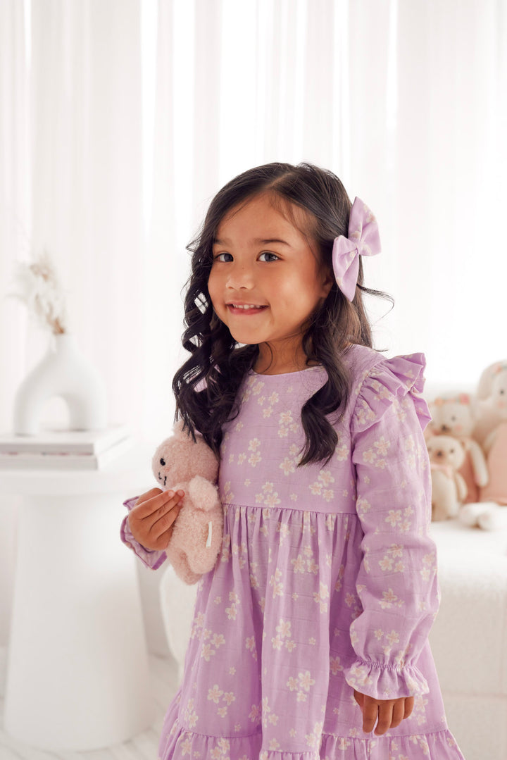 Muslin Ruffle Dress - Lumi