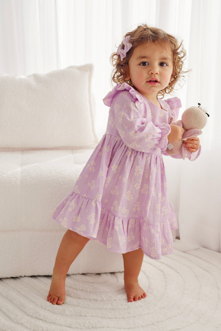 Muslin Ruffle Dress - Lumi