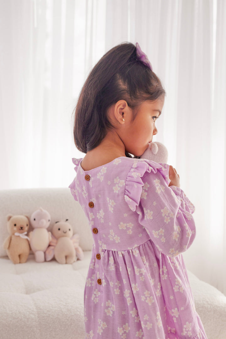 Muslin Ruffle Dress - Lumi