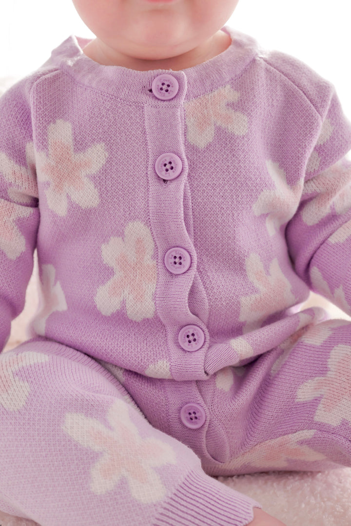 Knitted Louie Romper - Lumi