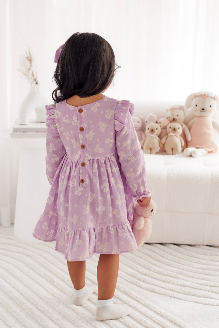 Muslin Ruffle Dress - Lumi