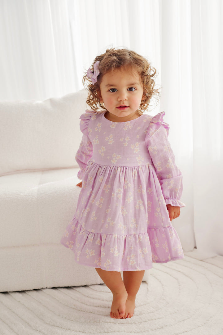Muslin Ruffle Dress - Lumi